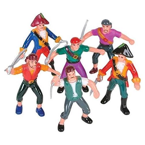 Figuras de Pirata Rhode Island Novelty 12 Piezas 6 cm