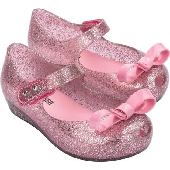 Zapatos Mary Jane Mini Melissa Ultragirl Rosa Brillante