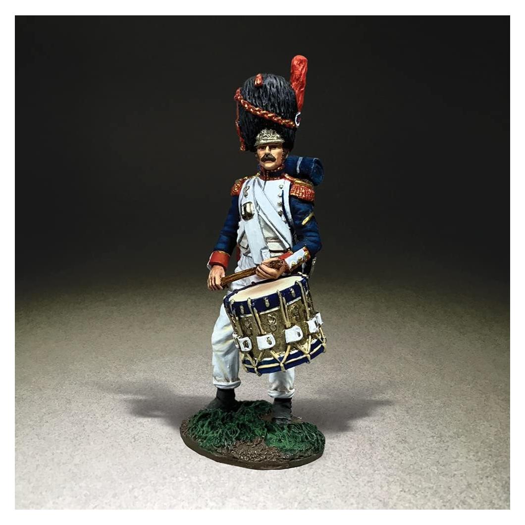 Soldado de Juguete W. Britain Drummer Guardia Francesa 1:30