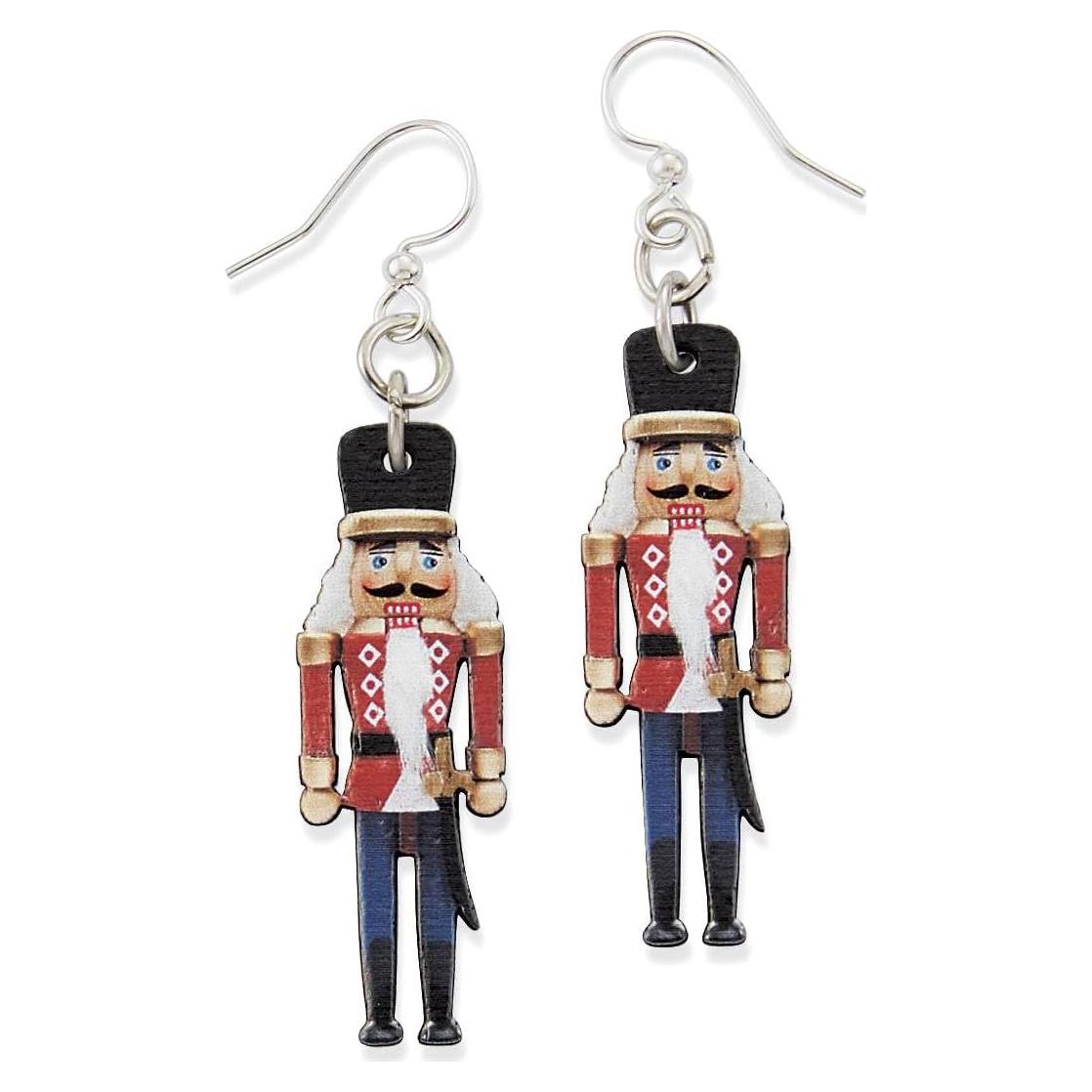 Pendientes de madera de abeto SAGEFINDS - Soldado de juguete