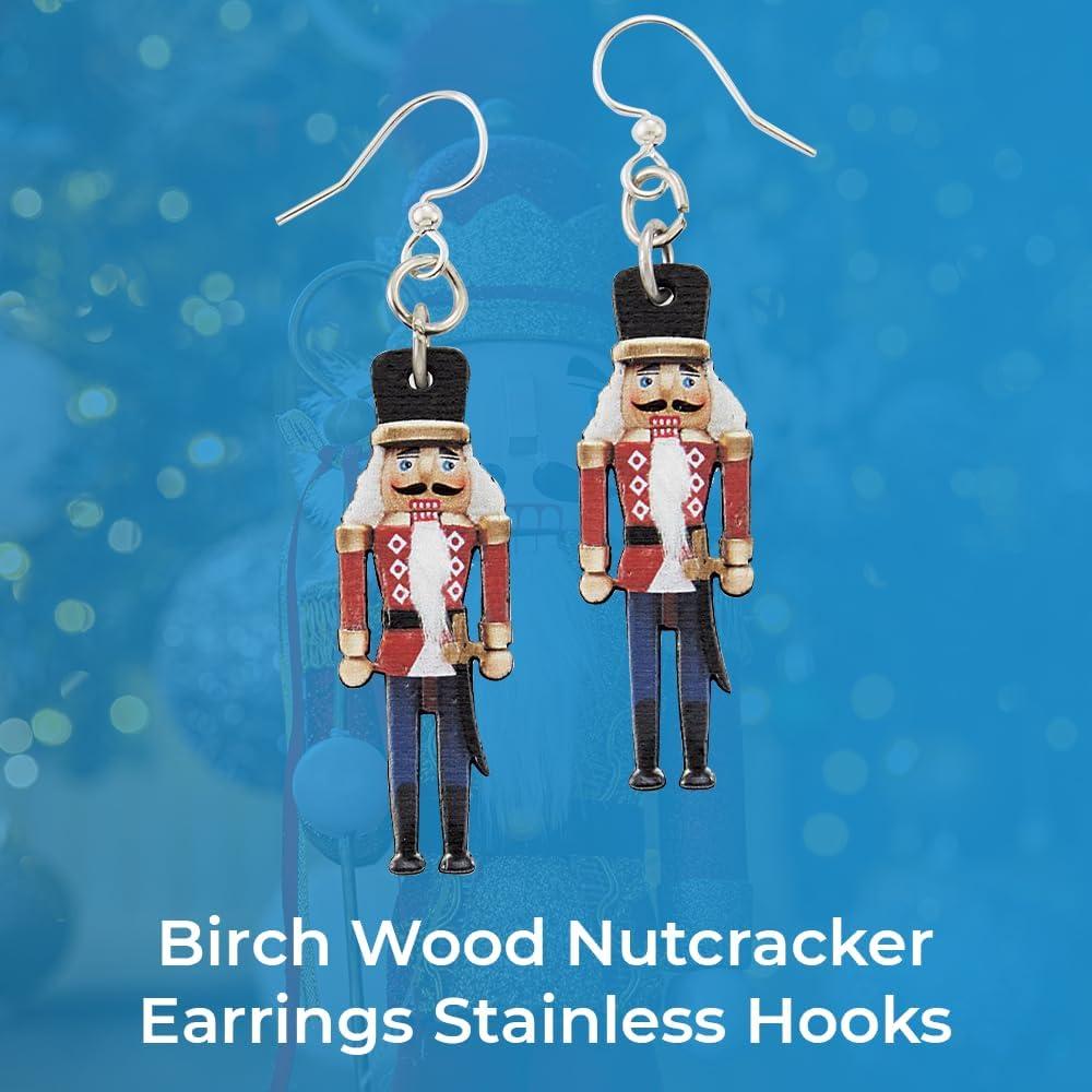 Pendientes de madera de abeto SAGEFINDS - Soldado de juguete