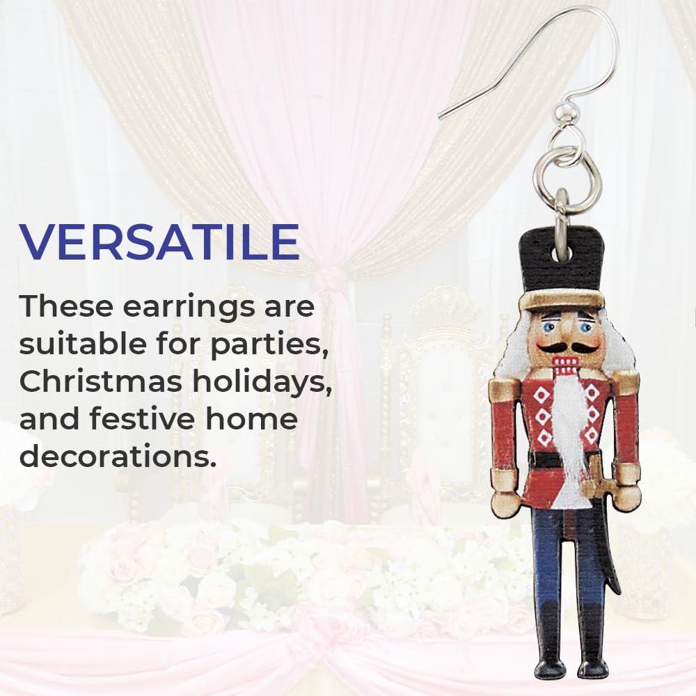 Pendientes de madera de abeto SAGEFINDS - Soldado de juguete