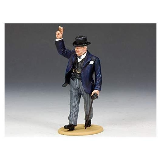 Figurita Pewter 1:30 King & Country RAF038 Churchill WWII