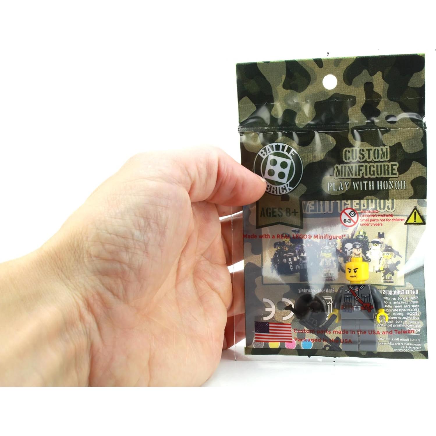 Minifigura Soldado Alemán MP40 Segunda Guerra Mundial 4.06cm