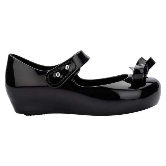 Zapatos Mini Melissa Ultragirl Bow Niñas - Negro 21.5x13.2cm