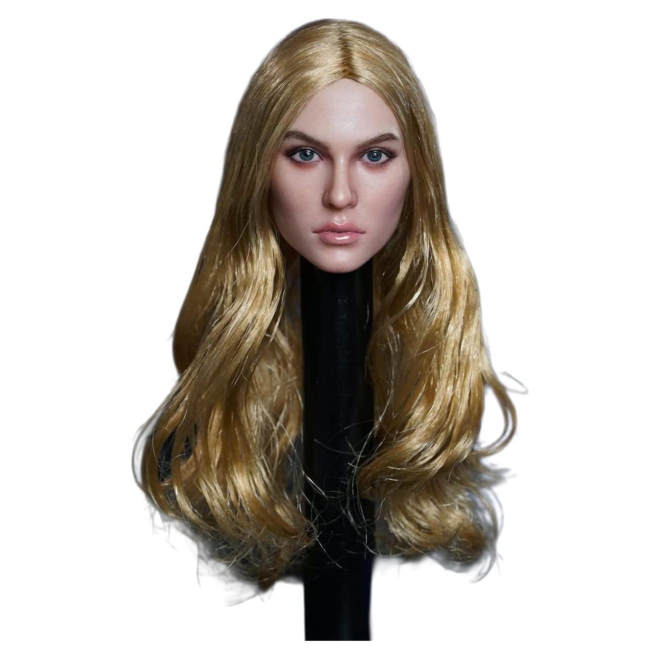 Escultura Cabeza Femenina 1/6 Fremego Chica Rusa Piel Bronceada