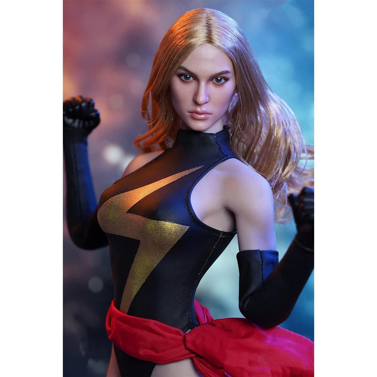 Escultura Cabeza Femenina 1/6 Fremego Chica Rusa Piel Bronceada