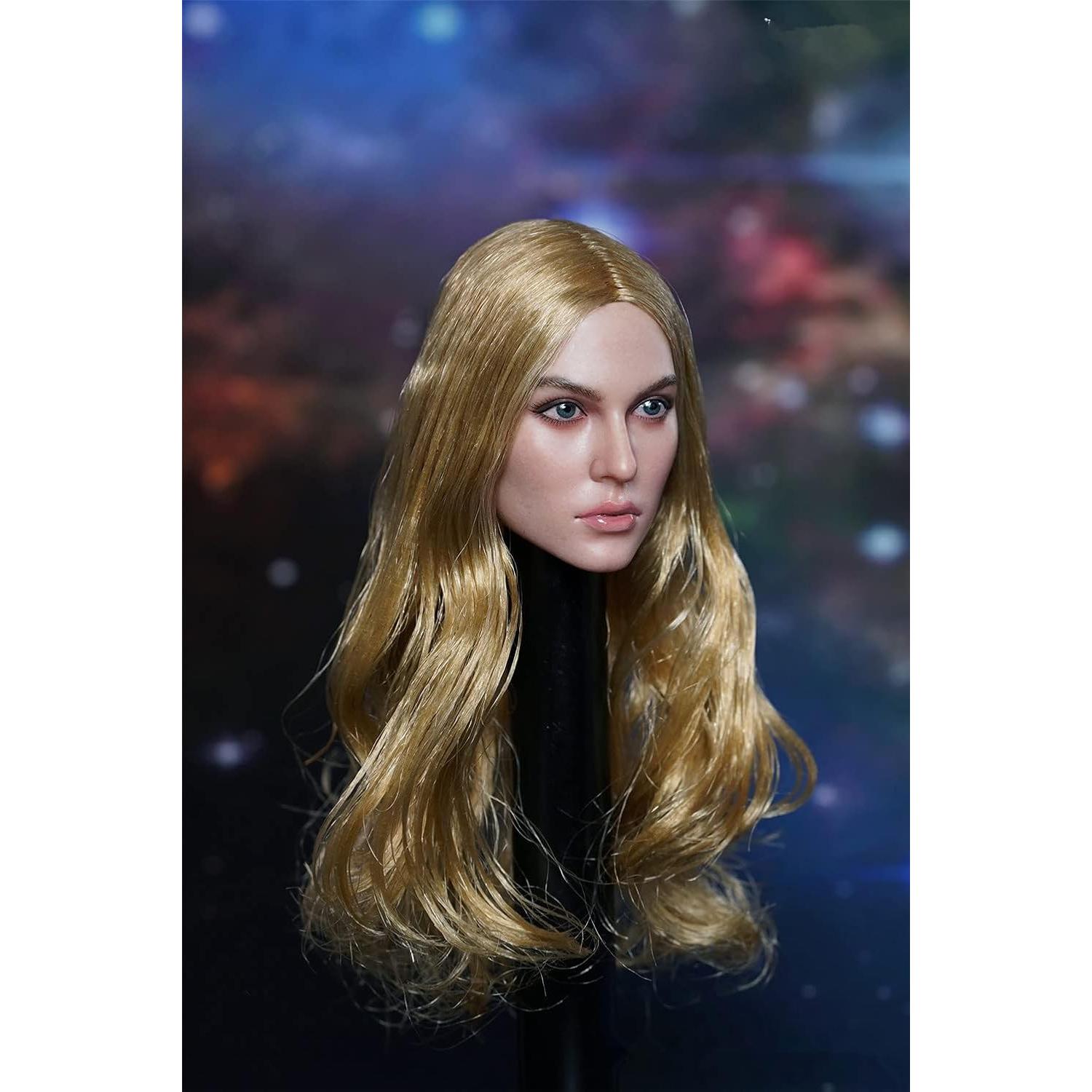 Escultura Cabeza Femenina 1/6 Fremego Chica Rusa Piel Bronceada