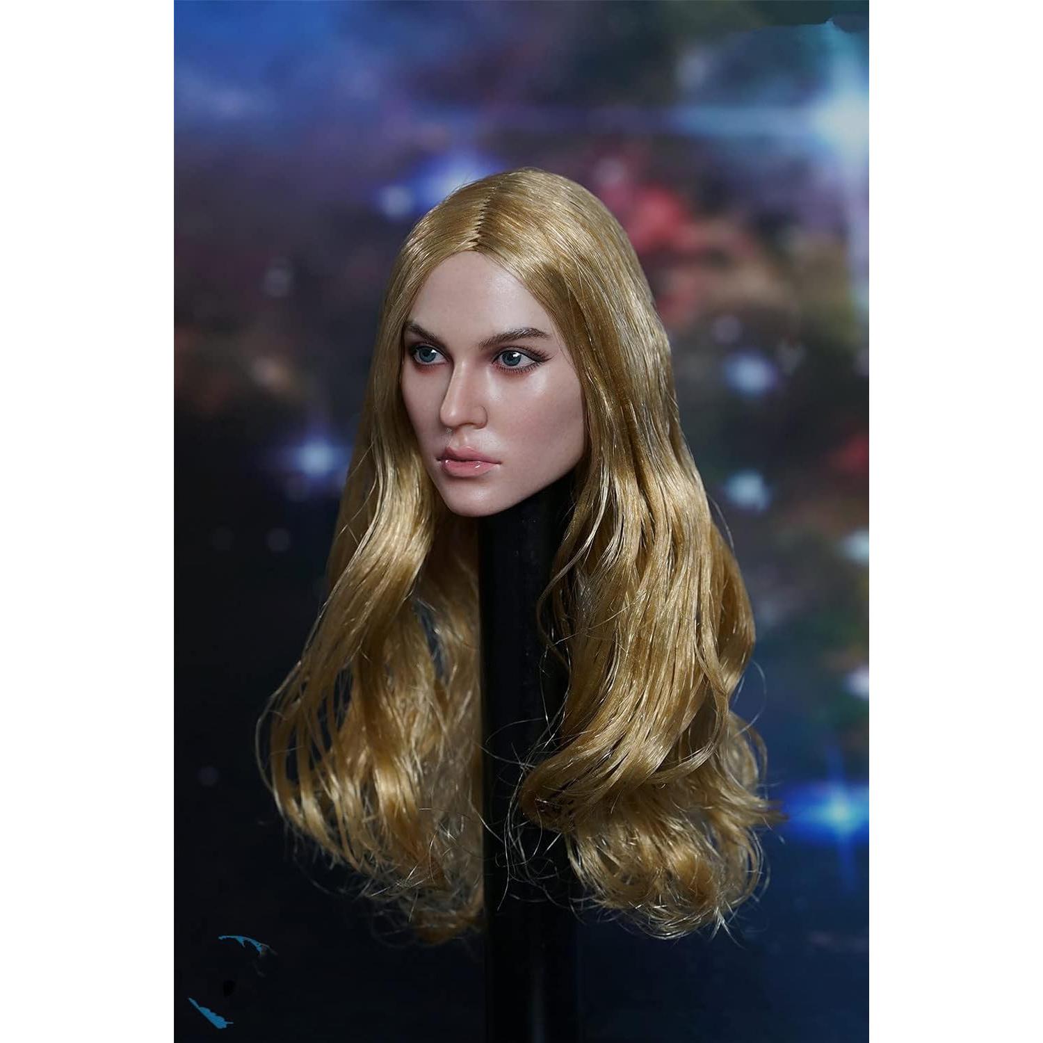 Escultura Cabeza Femenina 1/6 Fremego Chica Rusa Piel Bronceada