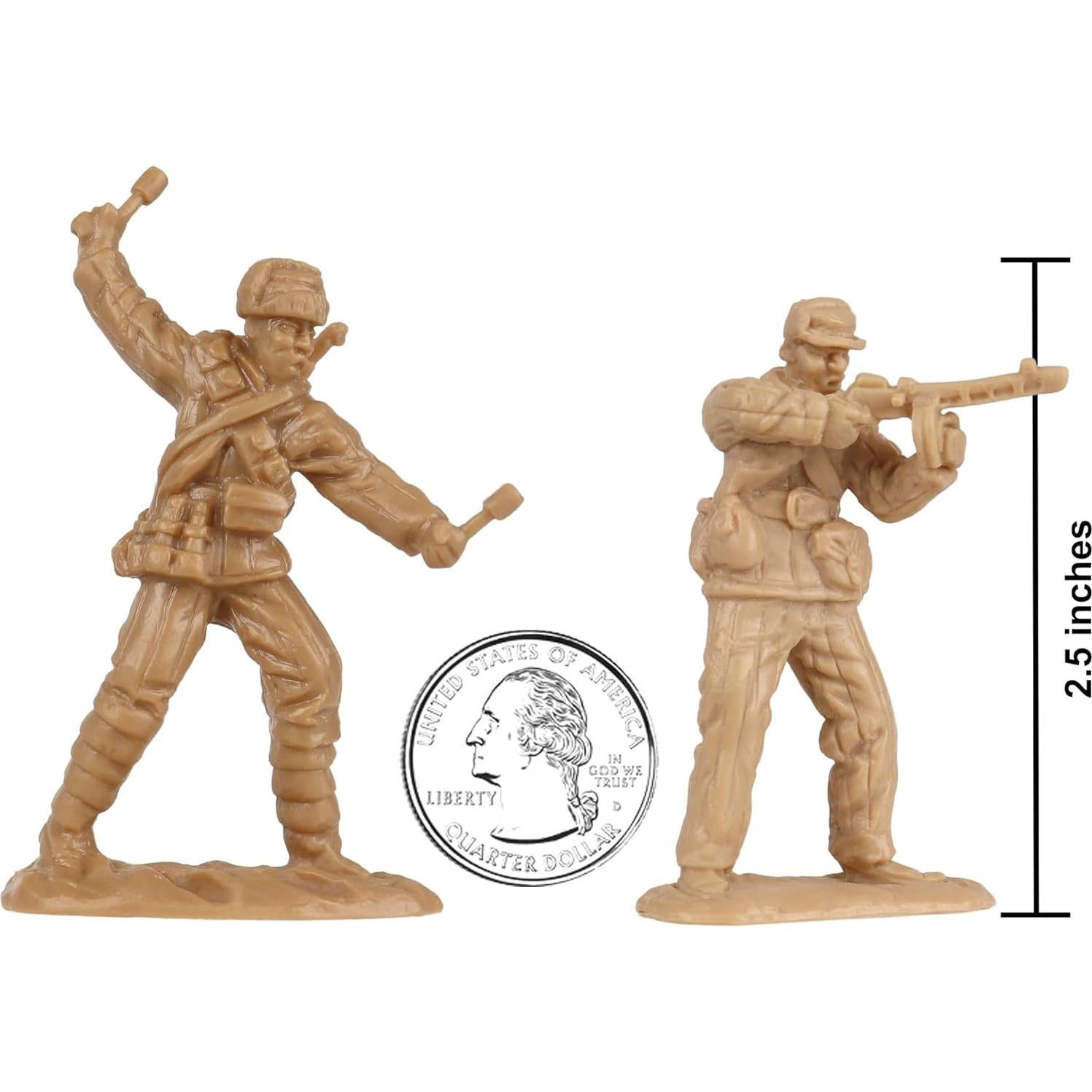 Set de 16 Figuras de Soldados BMC Guerra de Corea Invierno