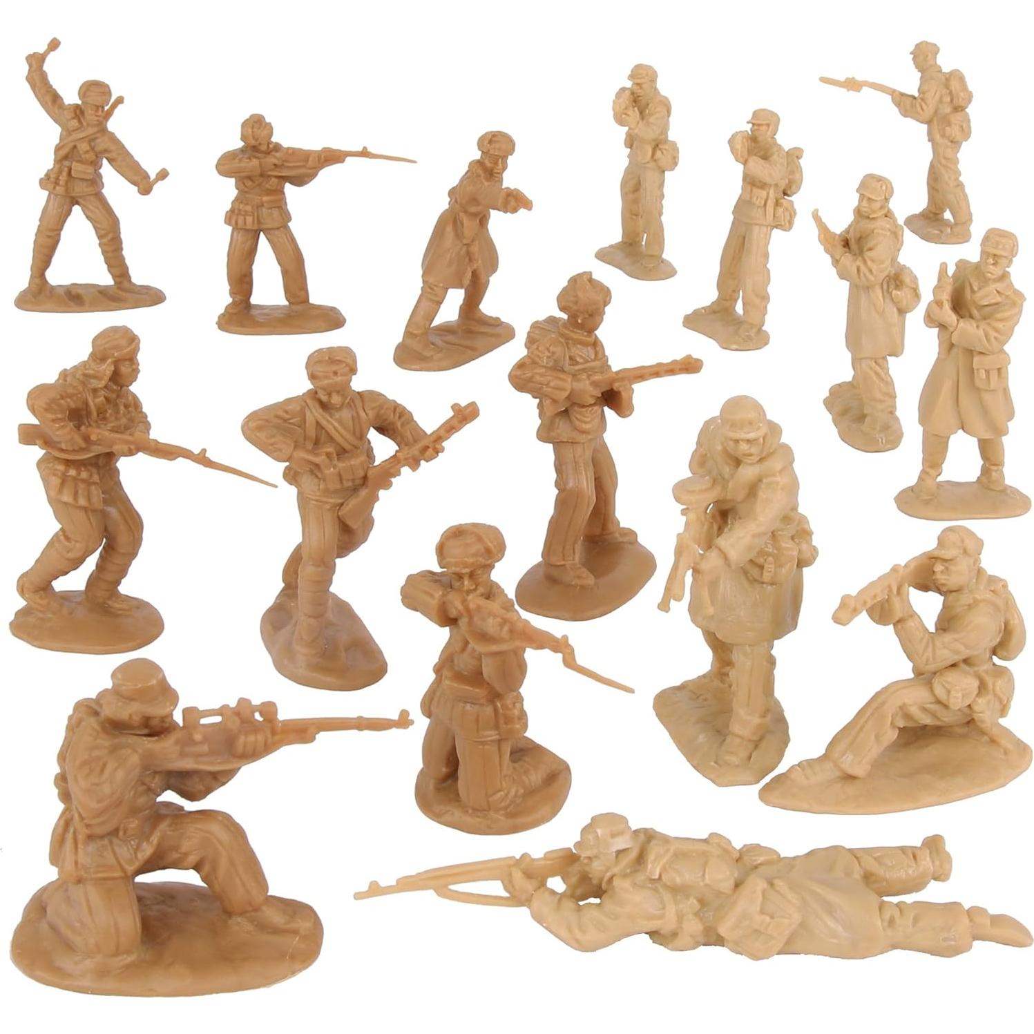 Set de 16 Figuras de Soldados BMC Guerra de Corea Invierno