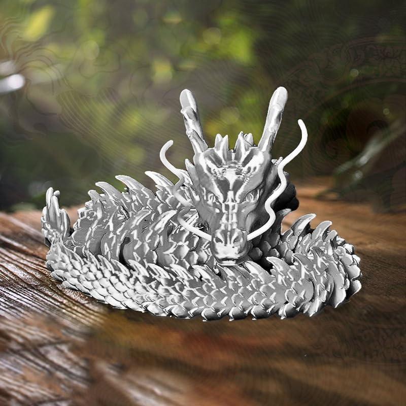 2 Dragones Impresos en 3D WUQIREN 30 cm Articulados