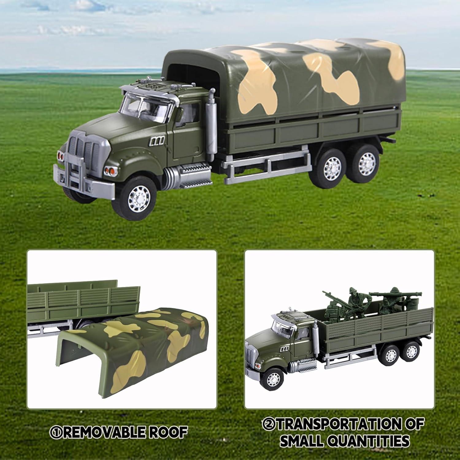 Conjunto de Juguetes Militares OTONOPI 6 Vehículos Retroceso