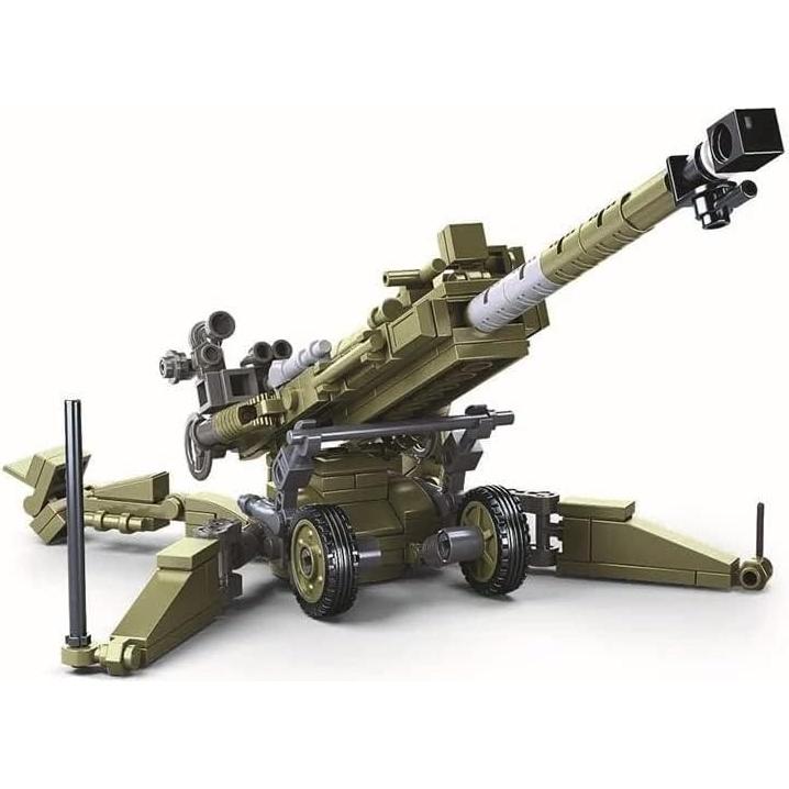 Set de Construcción Militar General Jim 155mm Artillería 258 Piezas