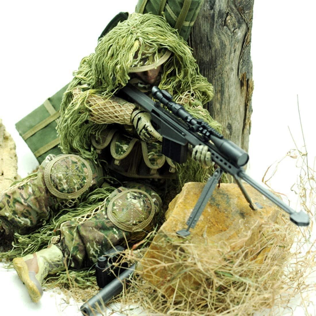 Figura de Acción Soldado Francotirador MoJyetli 30 CM Camuflaje