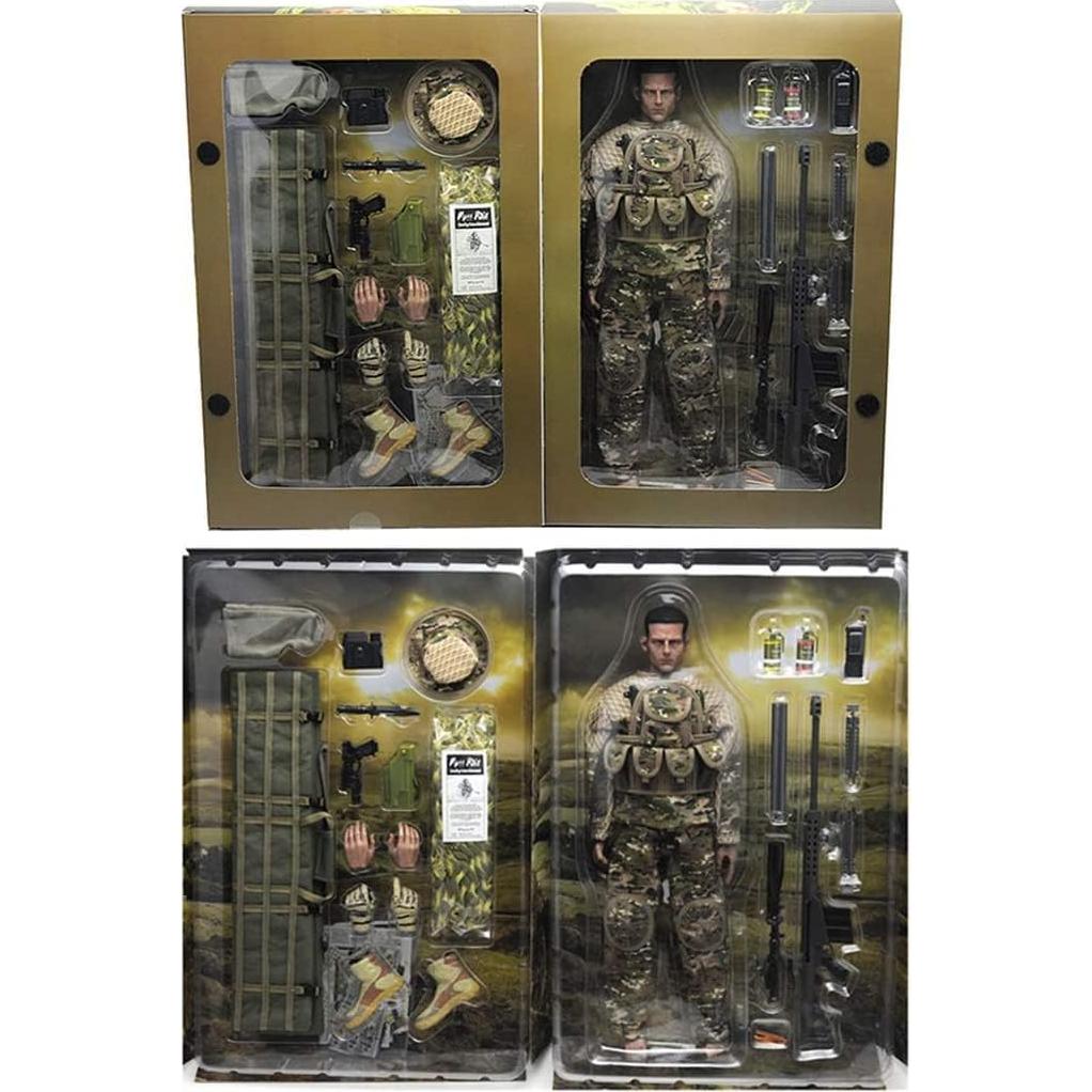Figura de Acción Soldado Francotirador MoJyetli 30 CM Camuflaje