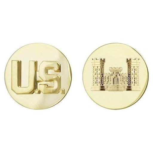 Insignia Rama Ingeniero Ejército EE. UU. Brite para Uniforme