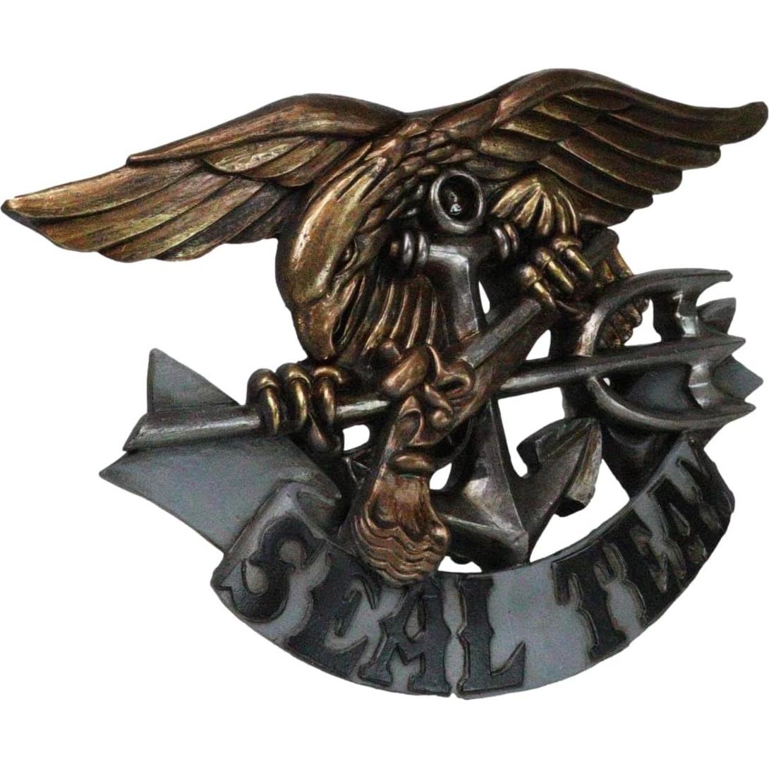 Placa Decorativa Emblema Sellos Marina EE. UU. 25.4x16.5 cm