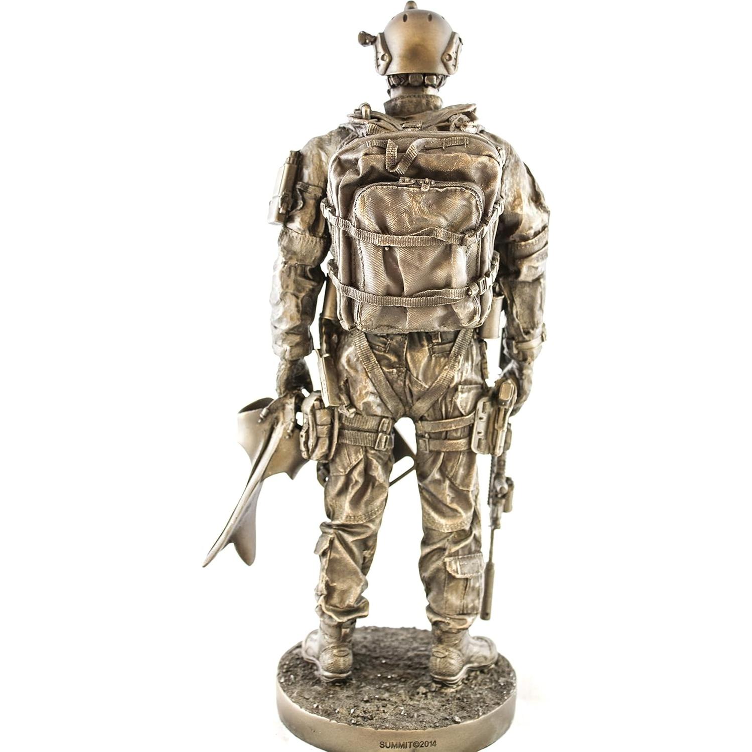 Estatua de Resina Bronceada YTC Navy Seal 33 cm #8086