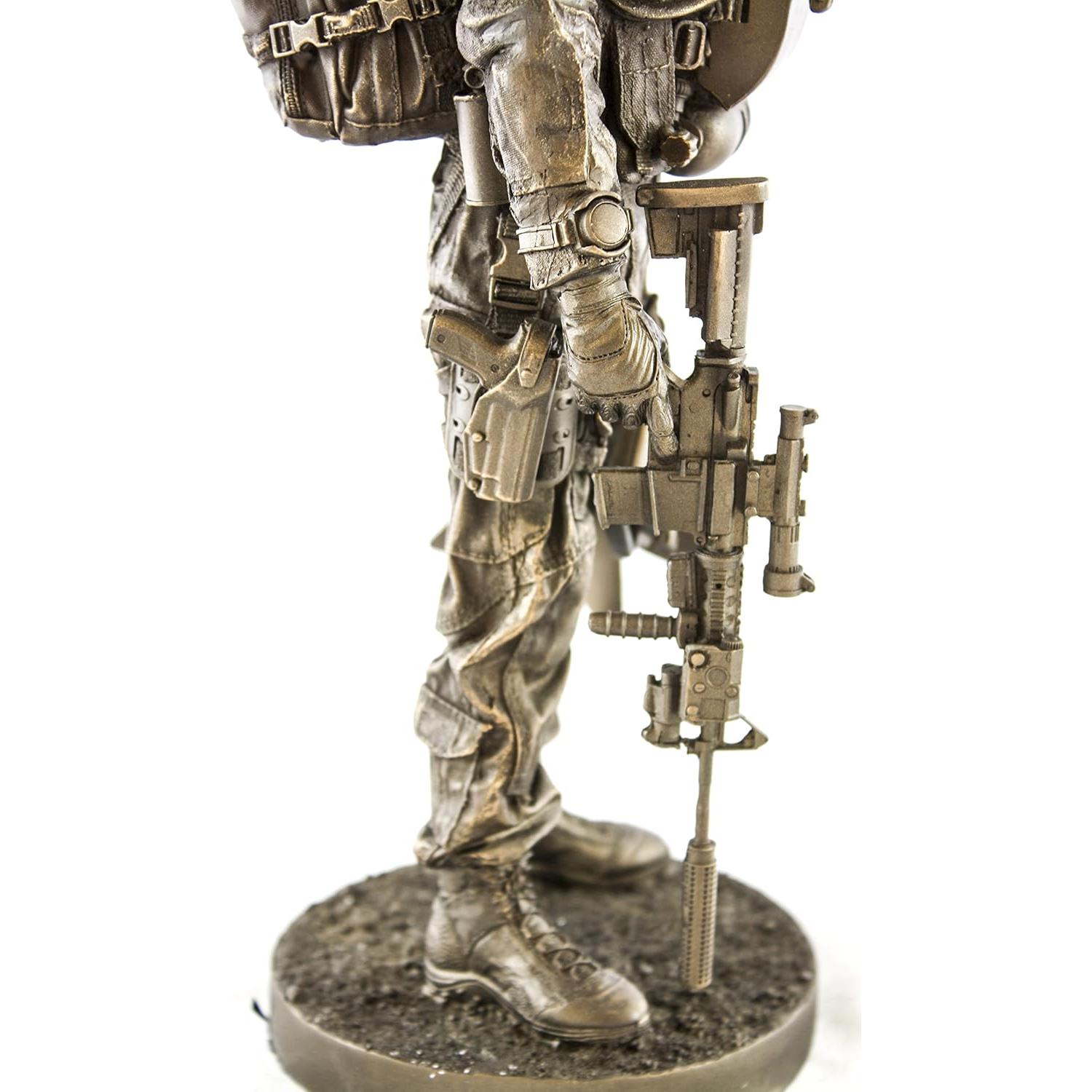 Estatua de Resina Bronceada YTC Navy Seal 33 cm #8086