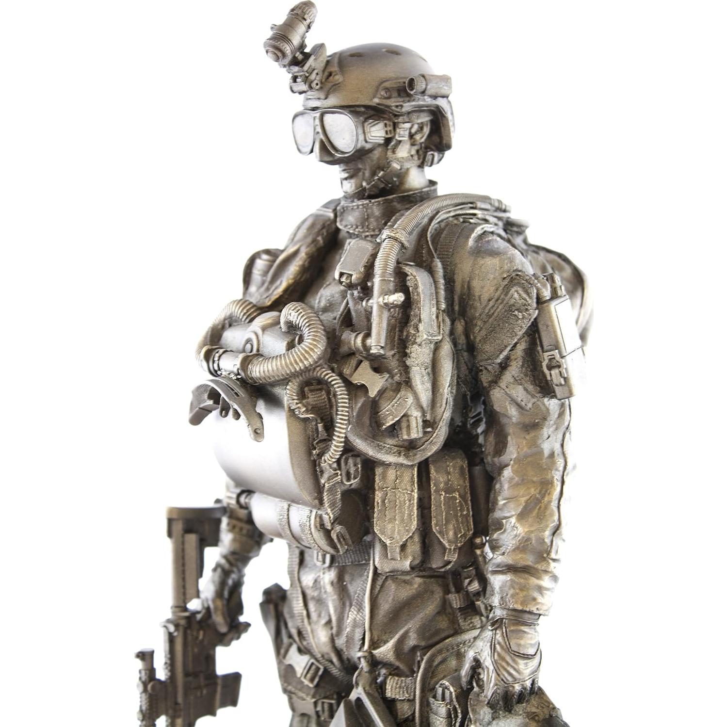 Estatua de Resina Bronceada YTC Navy Seal 33 cm #8086