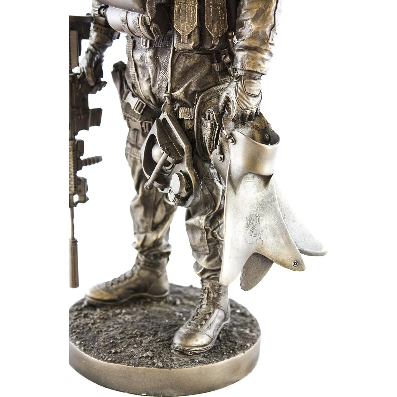 Estatua de Resina Bronceada YTC Navy Seal 33 cm #8086