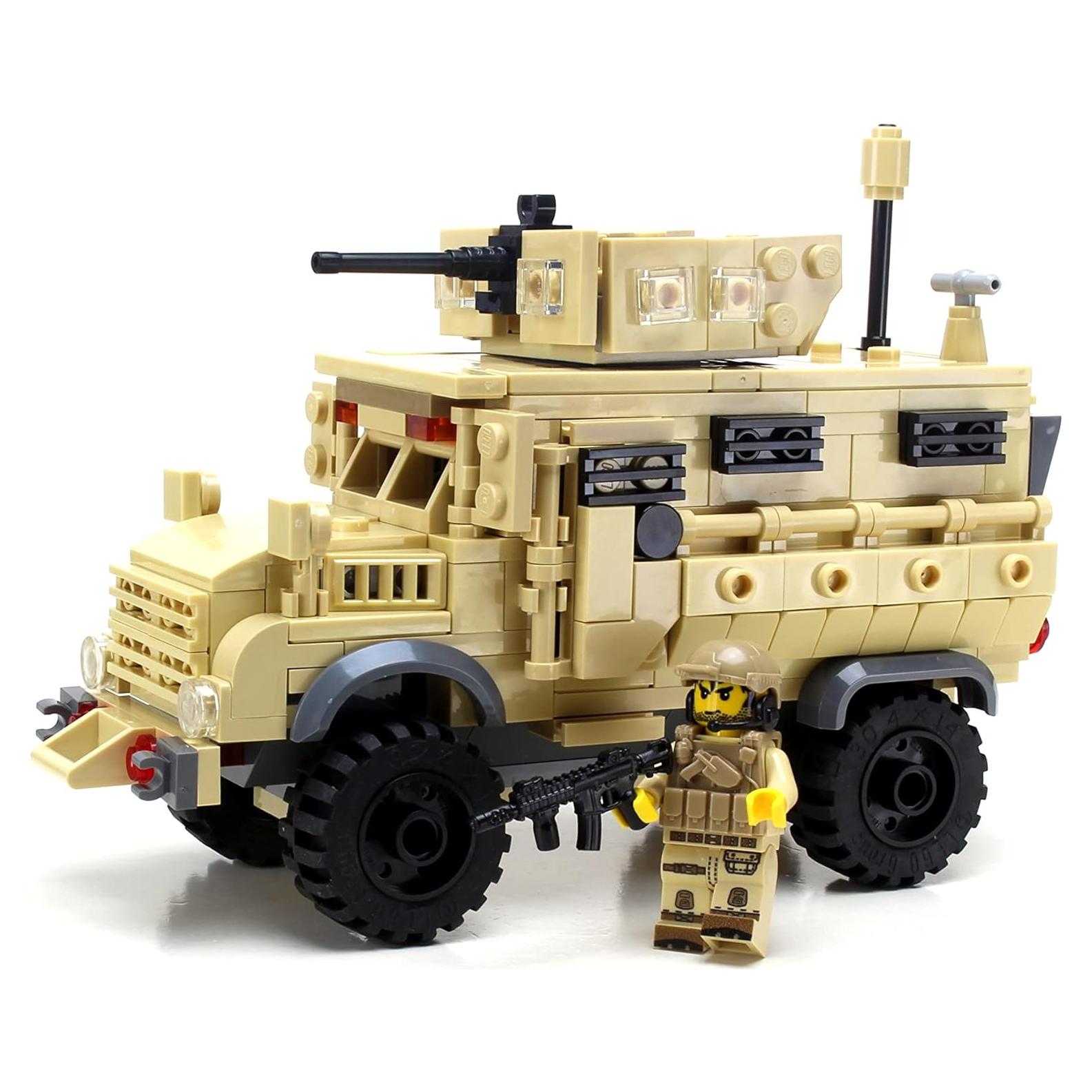 Set MRAP Personalizado Battle Brick con Minifigura y Accesorios