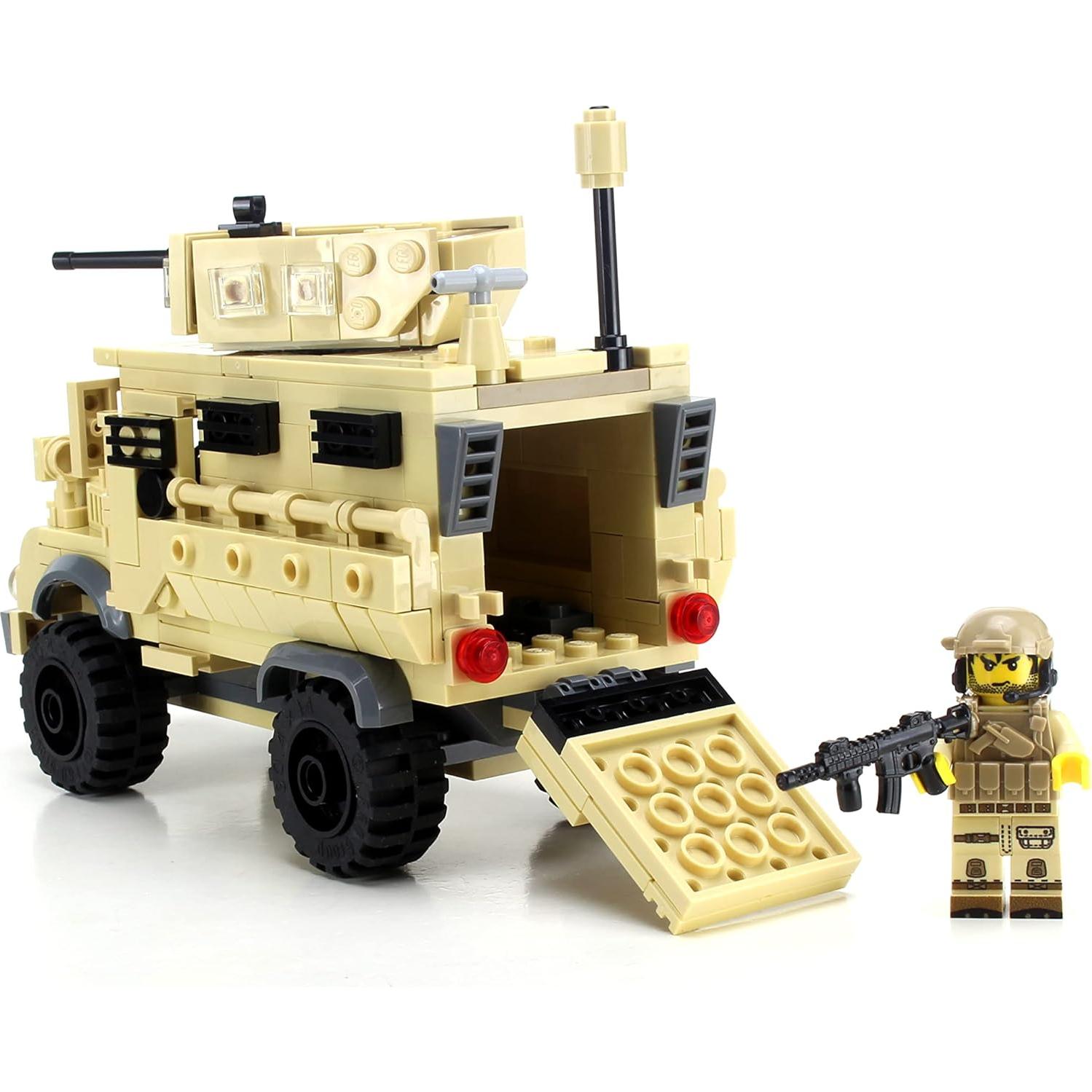 Set MRAP Personalizado Battle Brick con Minifigura y Accesorios