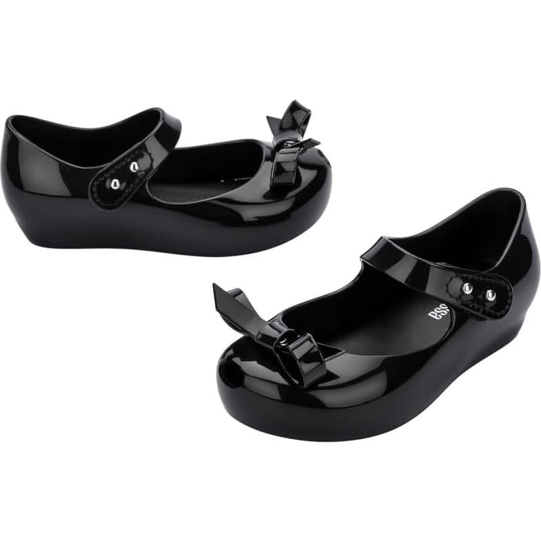 Zapatos Mini Melissa Ultragirl Bow Niñas - Negro 21.5x13.2cm