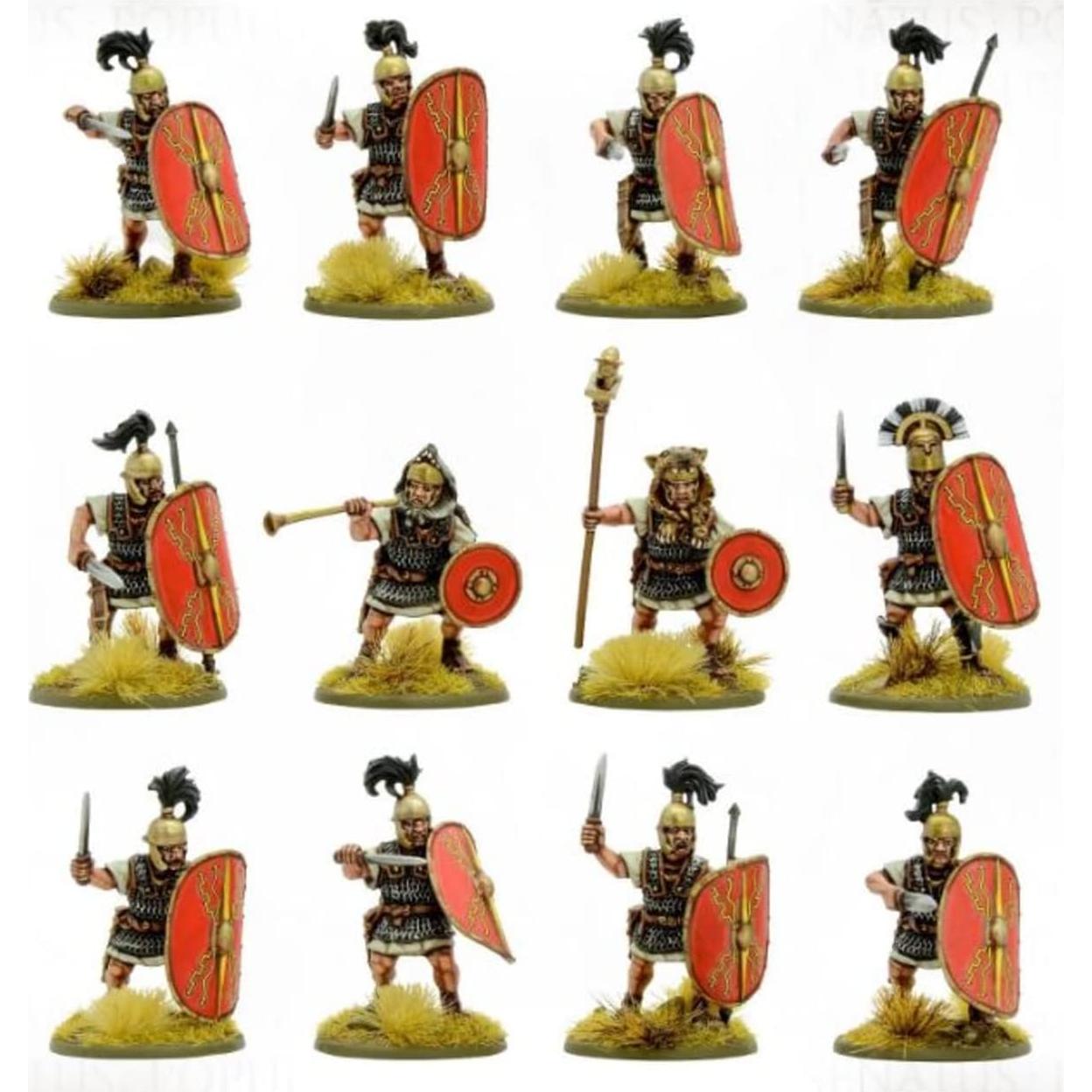 Warlord Games SPQR Legionarios Romanos con Gladius y Honda - 12 Figuras