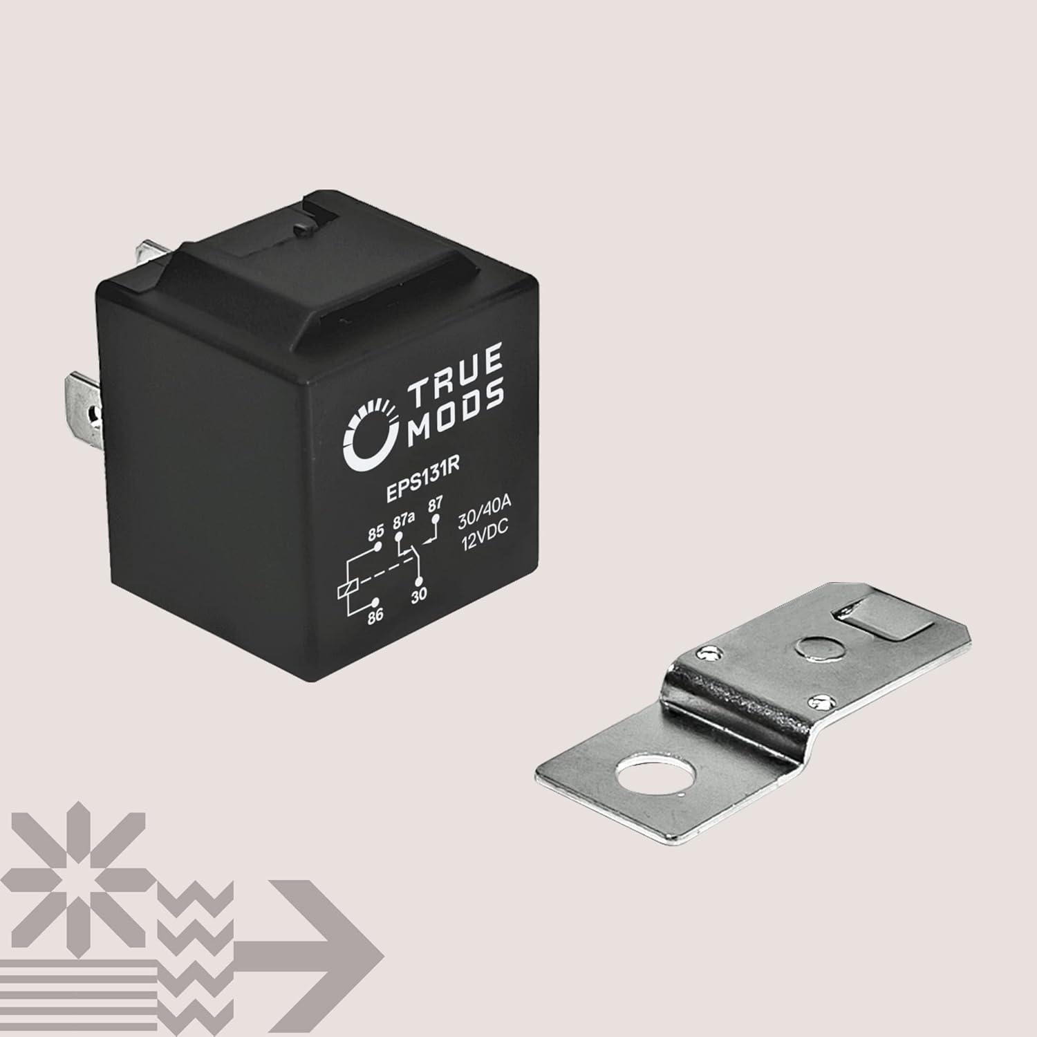 Relé Eléctrico SPDT 5 Pines Bosch True Mods 12V 40A/30A