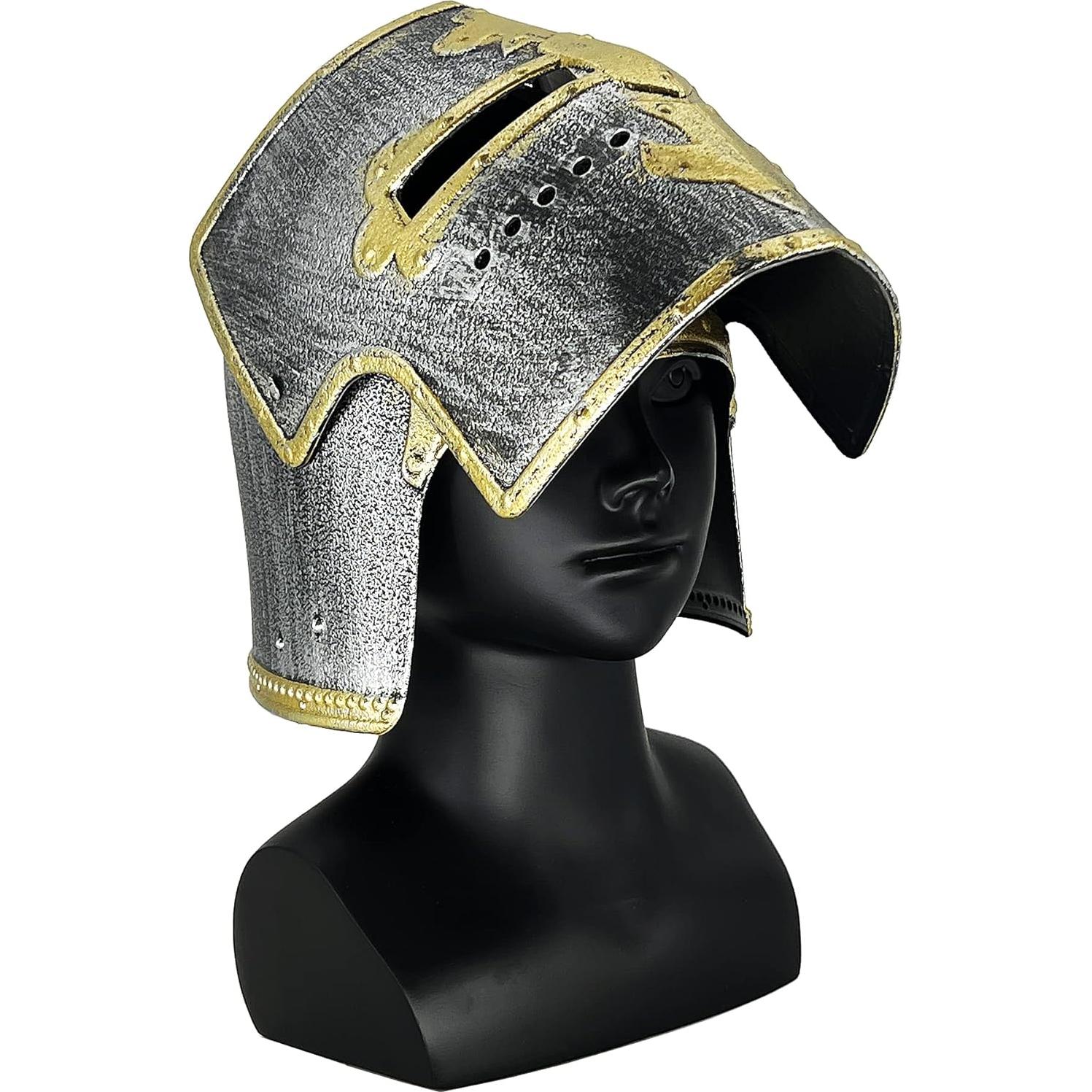 Casco Medieval de Caballero LOOYAR para Niños - Disfraz Halloween