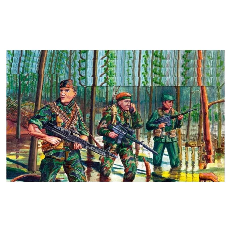 Kit de Modelo Fuerzas Especiales EE. UU. Boinas Verdes 1:32
