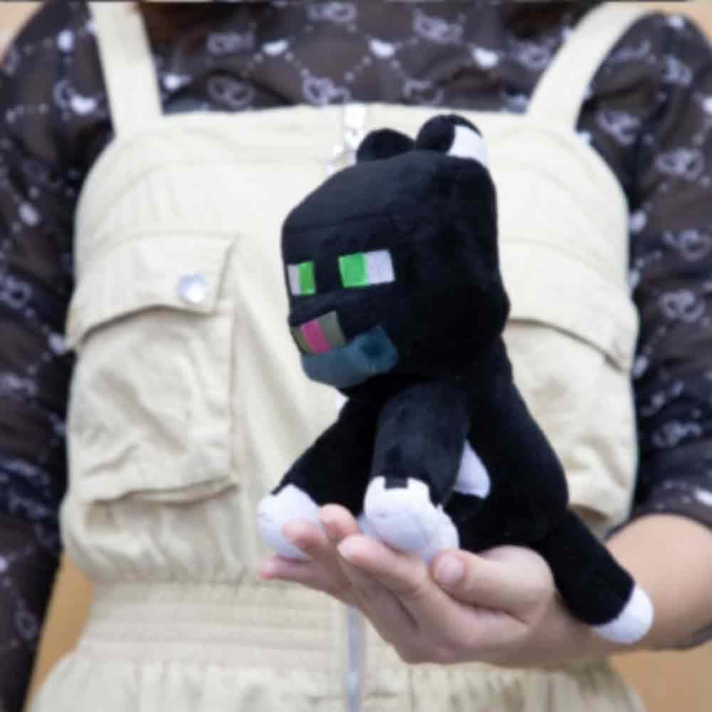 Peluche de Gato Negro ZEKLZD 18.5 cm Suave y Decorativo