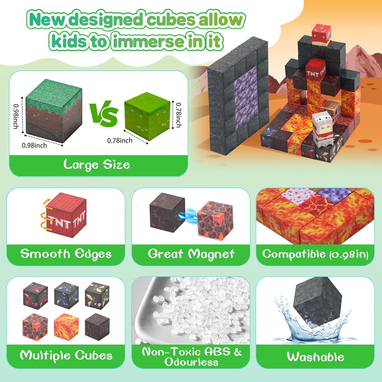 Bloques Magnéticos 100PCS SKTMYY Mundo del Bosque 0.79kg