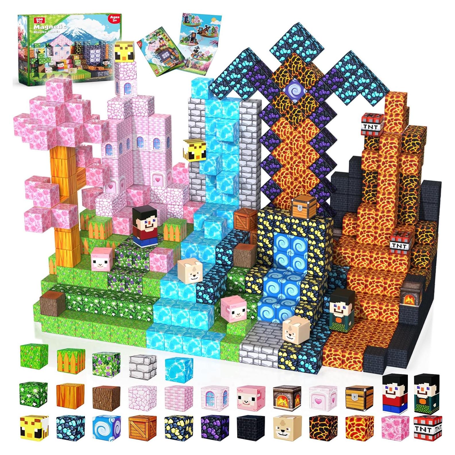 Bloques Magnéticos de Construcción Goody King 200PCS - Aventura