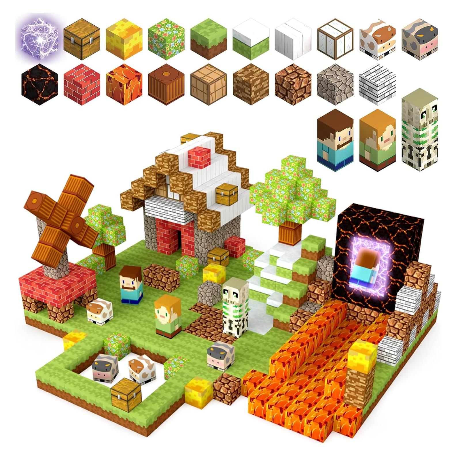 Juego de Bloques Magnéticos AIDYVOI 100 PCS para Niños 3+