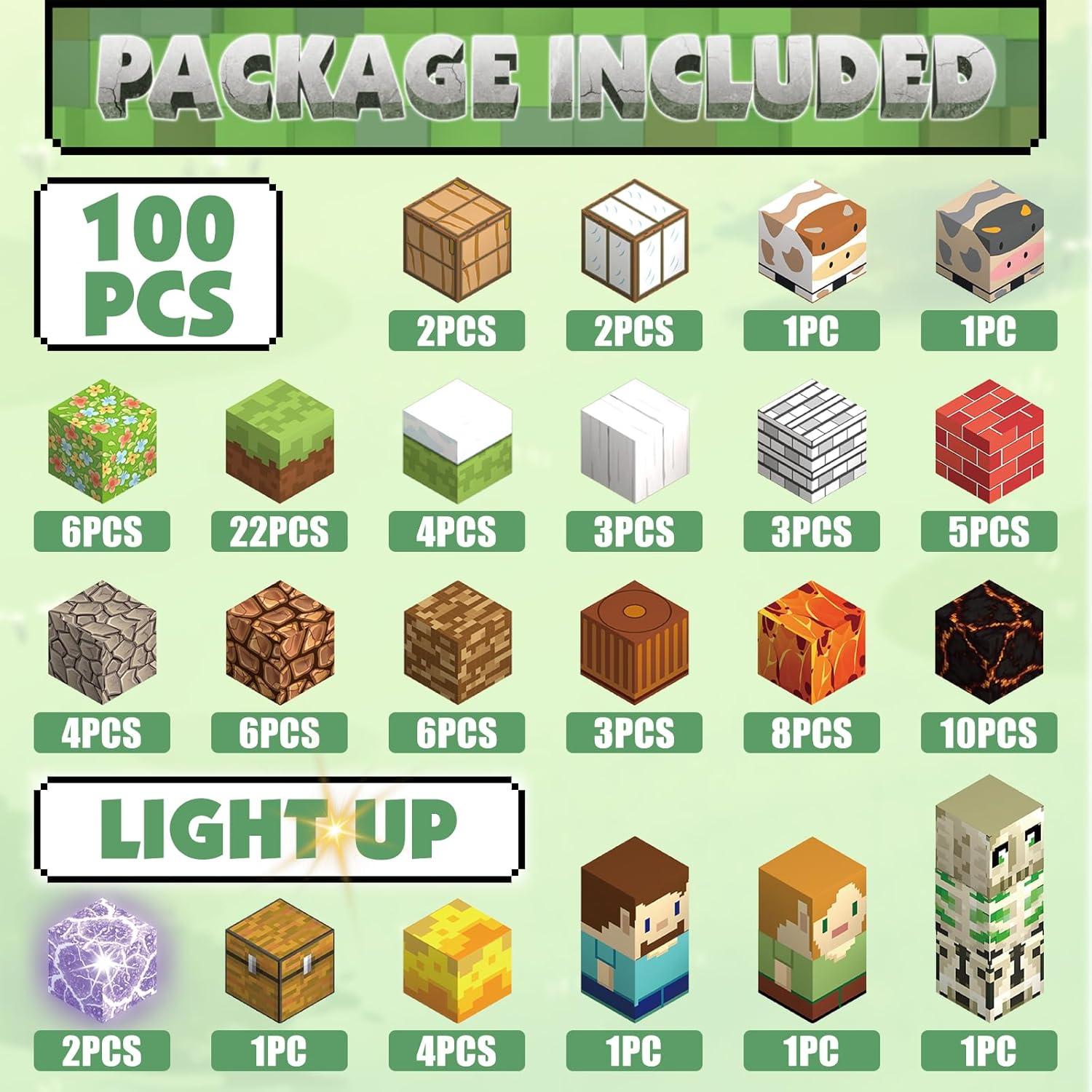 Juego de Bloques Magnéticos AIDYVOI 100 PCS para Niños 3+