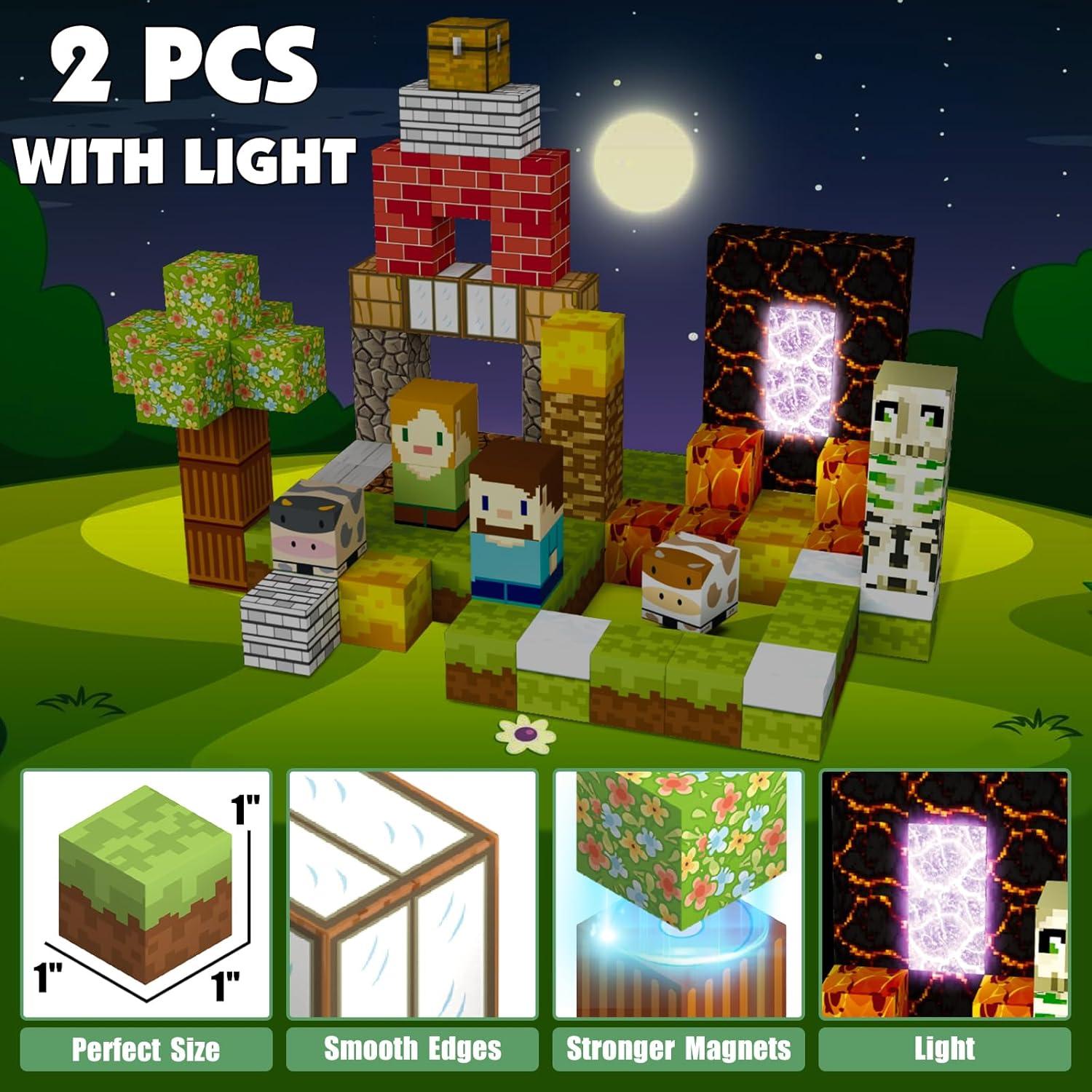 Juego de Bloques Magnéticos AIDYVOI 100 PCS para Niños 3+