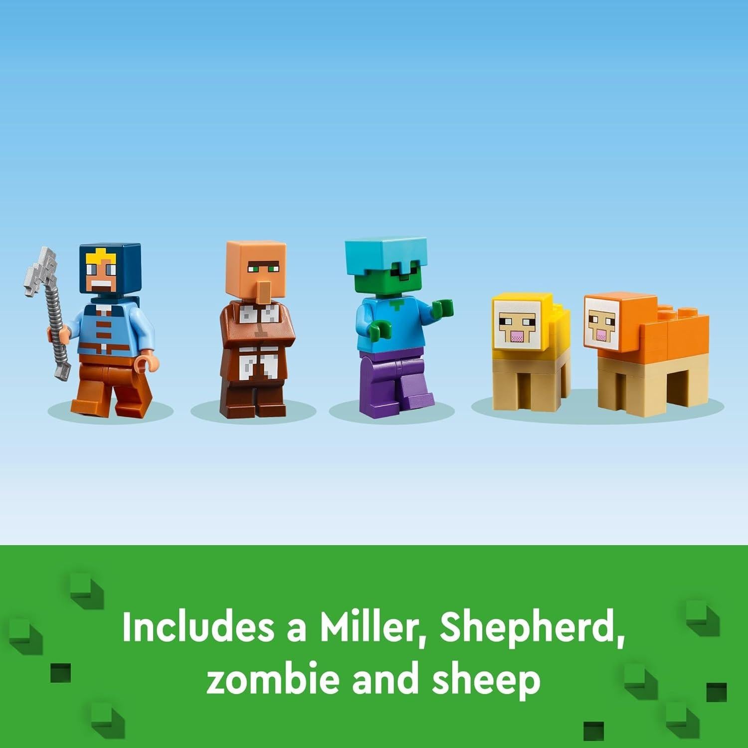 LEGO Minecraft La Granja del Molino de Viento 21262 - Juguete 462 Piezas