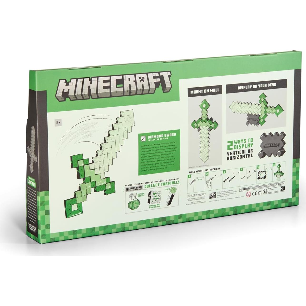 Réplica de Espada de Diamante Minecraft 50.8 cm La Colección Noble