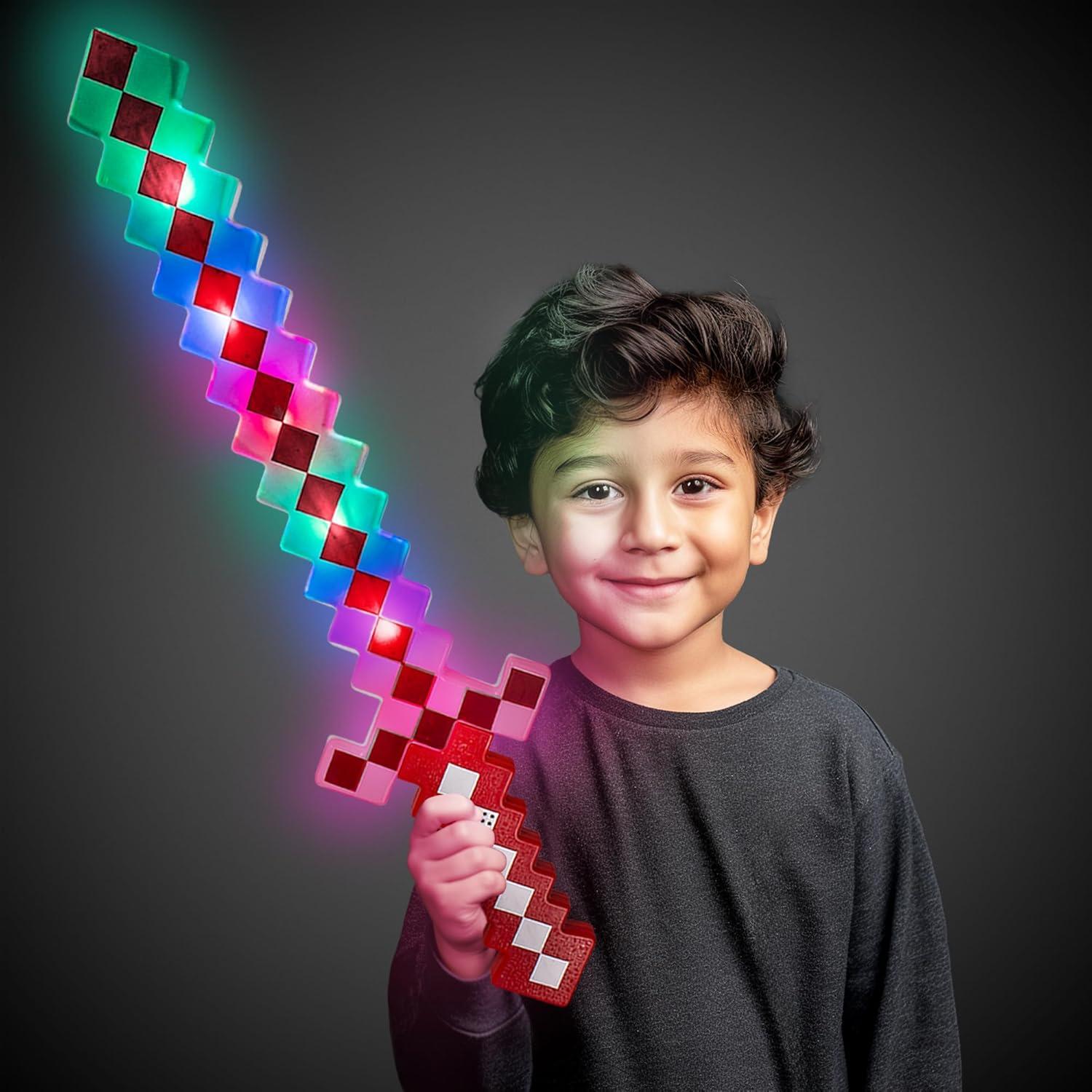 Espada de Juguete Pixel LED Fun Central 61 cm Roja