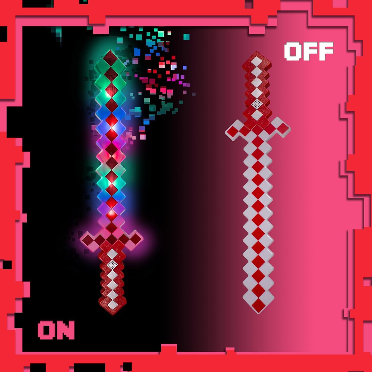 Espada de Juguete Pixel LED Fun Central 61 cm Roja