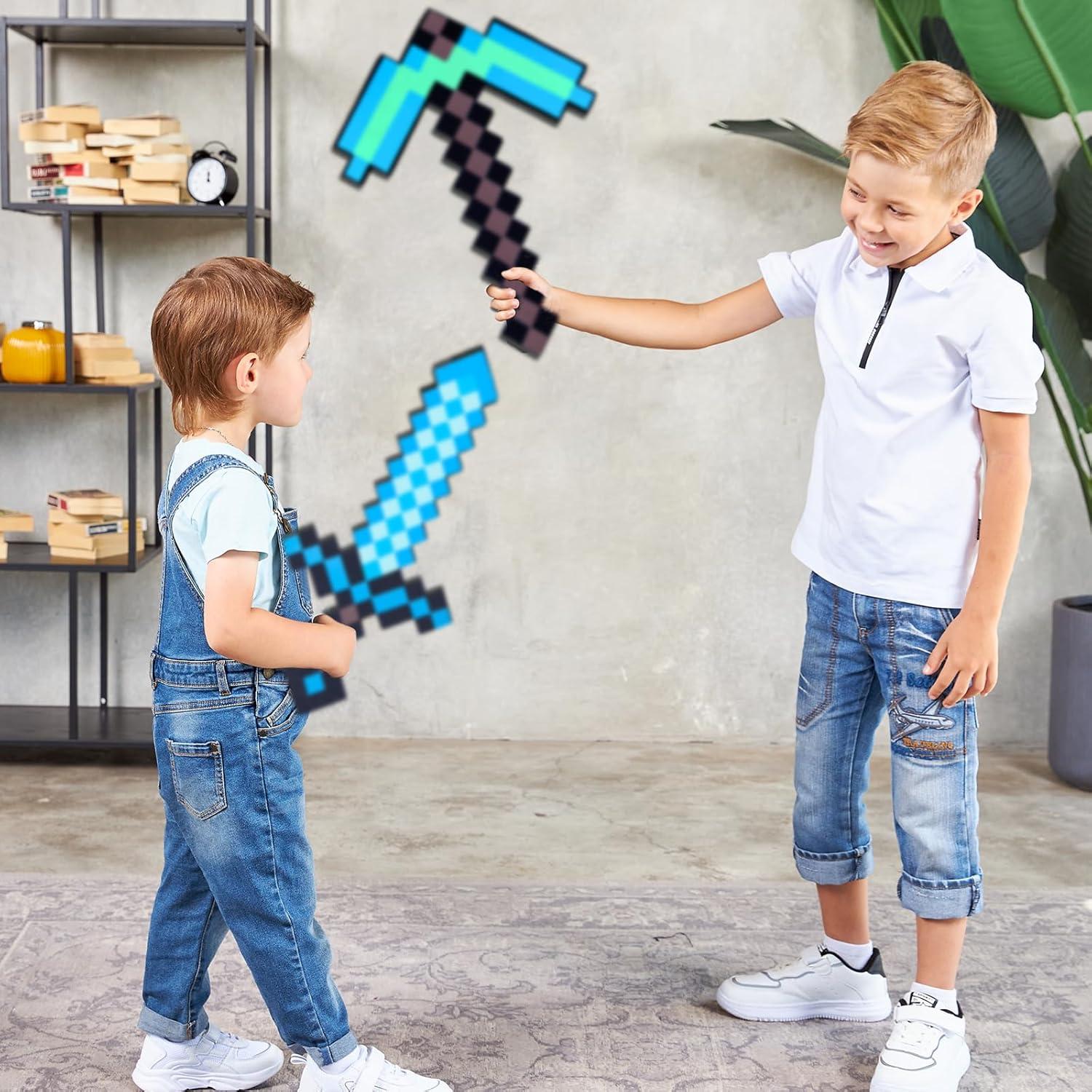 Juego de Rol 3pcs Espada, Pico y Hacha de Espuma Dpucle