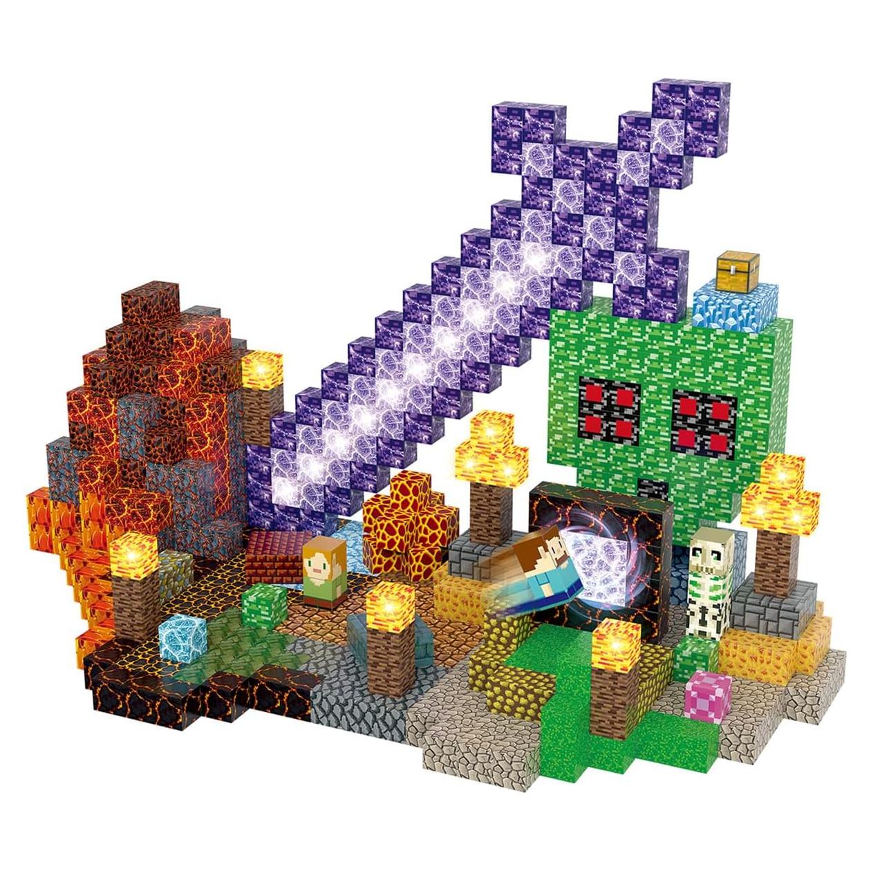 Juego de Bloques Magnéticos AIDYVOI 100 Piezas 3D para Niños