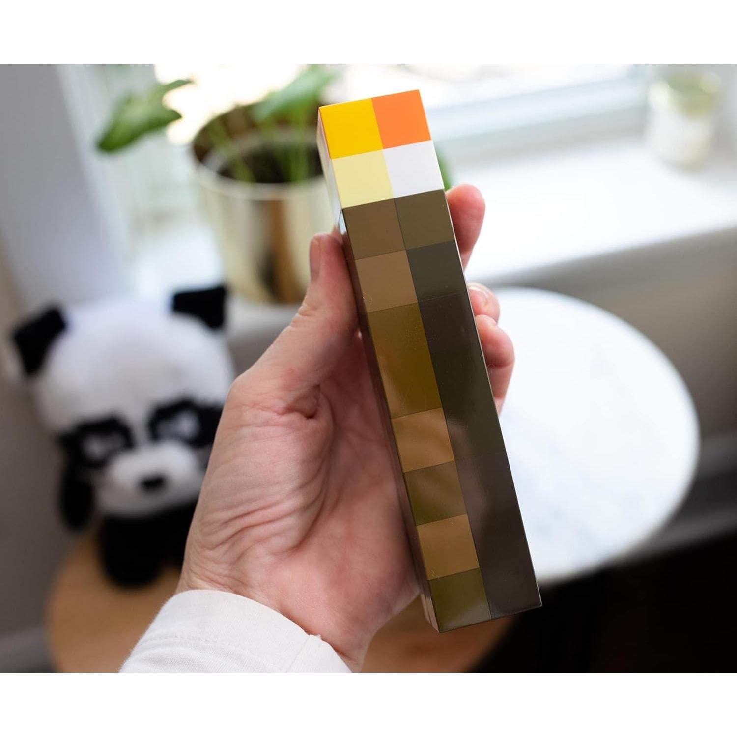 Luz Nocturna LED Antorcha de Piedra Marrón Minecraft Ukonic