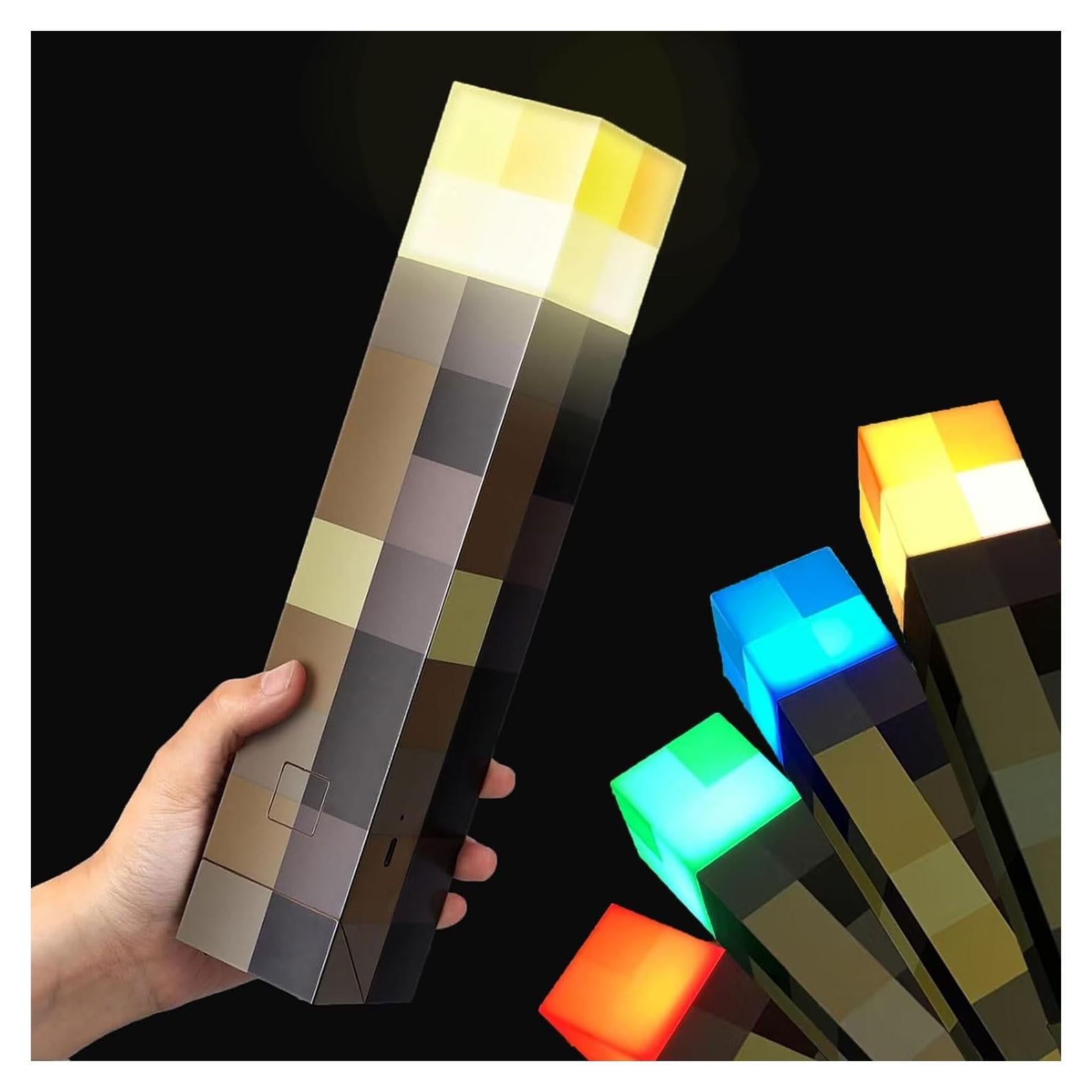 Antorcha de Pared LED Yckeogln - Luz Nocturna Recargable 4 Colores