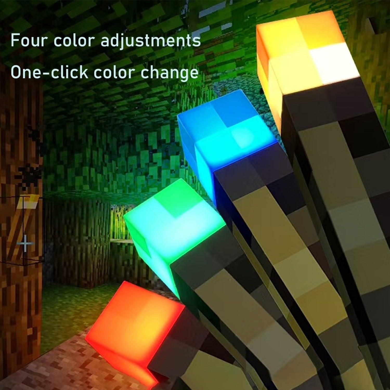 Antorcha de Pared LED Yckeogln - Luz Nocturna Recargable 4 Colores