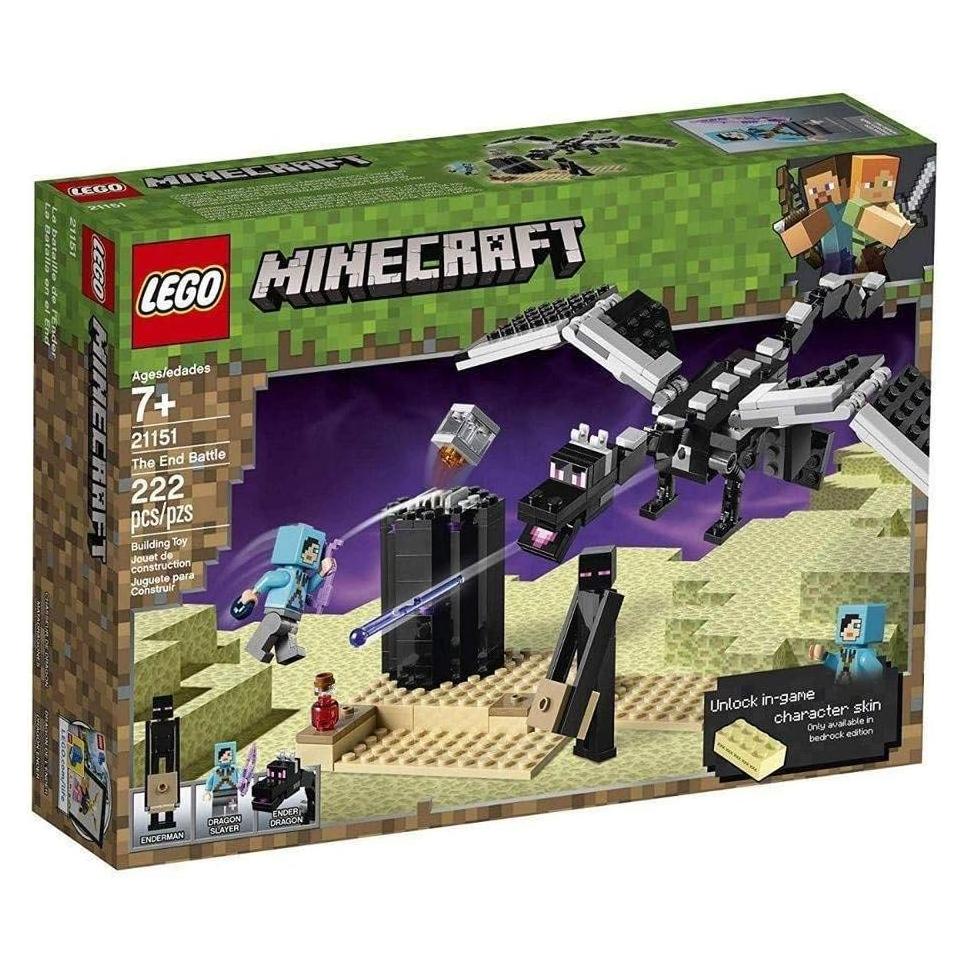 LEGO Minecraft La Batalla Final 21151 - Dragón Ender 222 Piezas