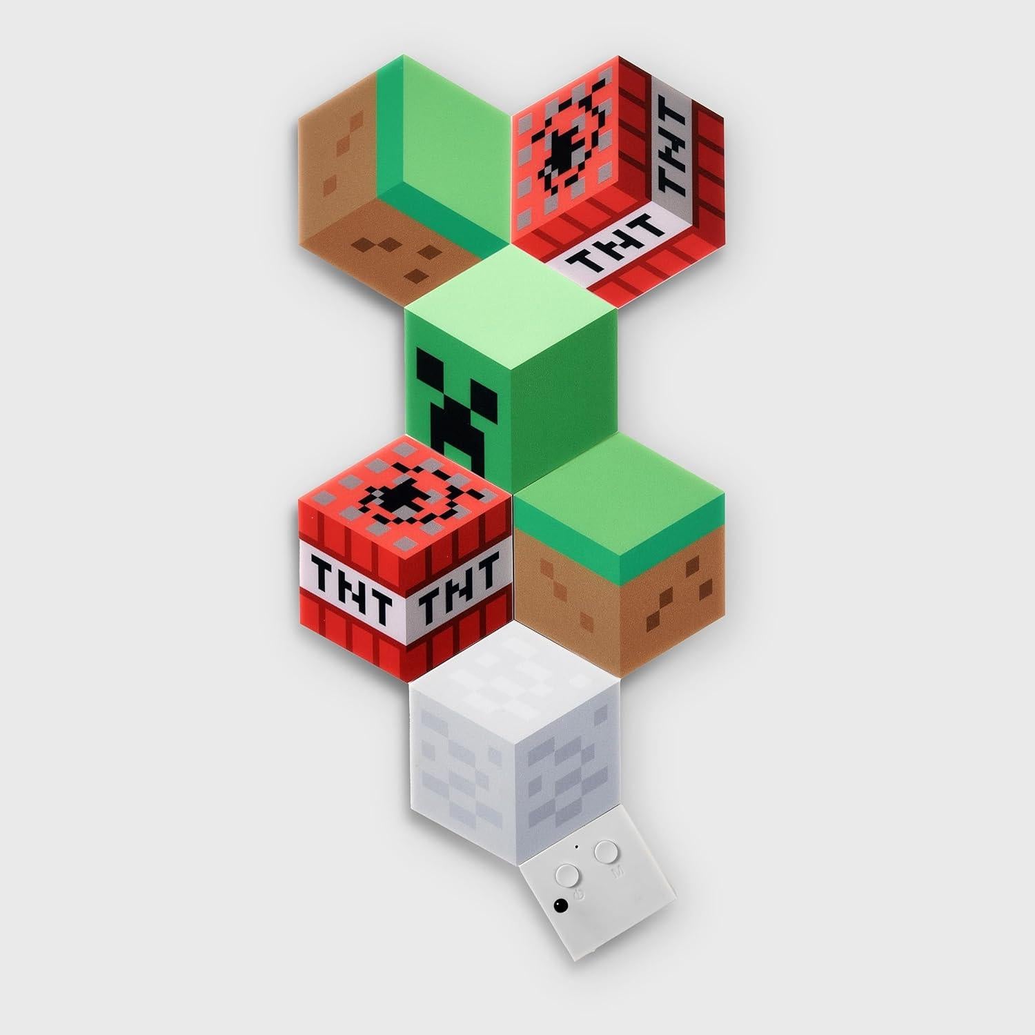 Luces de Pared Inteligentes Minecraft - 6 Paneles RGB USB